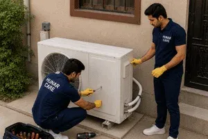 After: AC Service work by Hunar Care