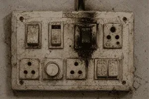 Before: Electrical Services work by Hunar Care